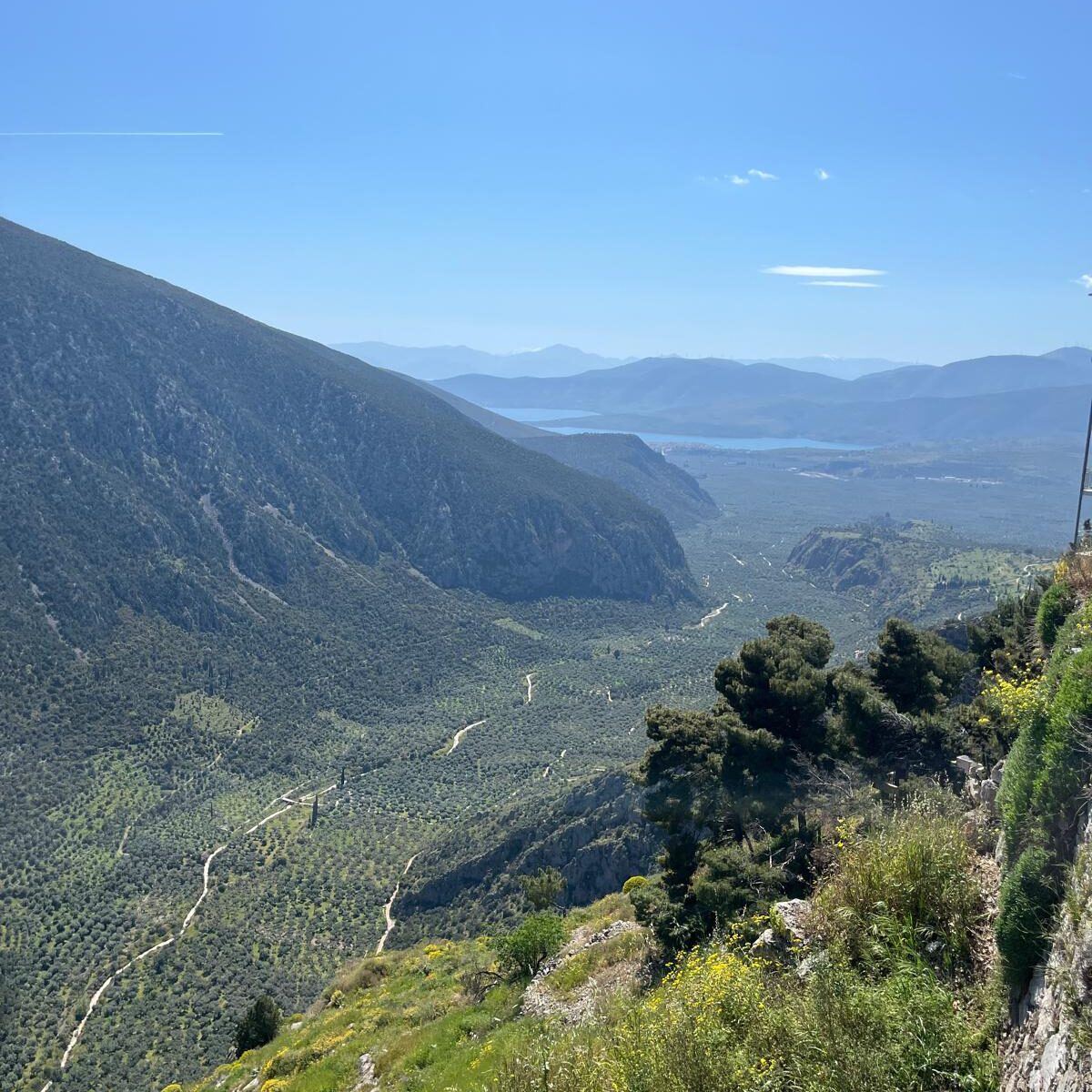 The Valley View from Delphi